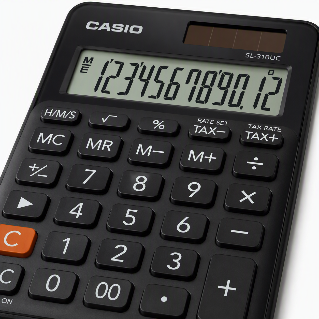 CALCULADORA DE SOBREMESA CASIO SL-310UC-BK DUAL POWER - Imagen 2