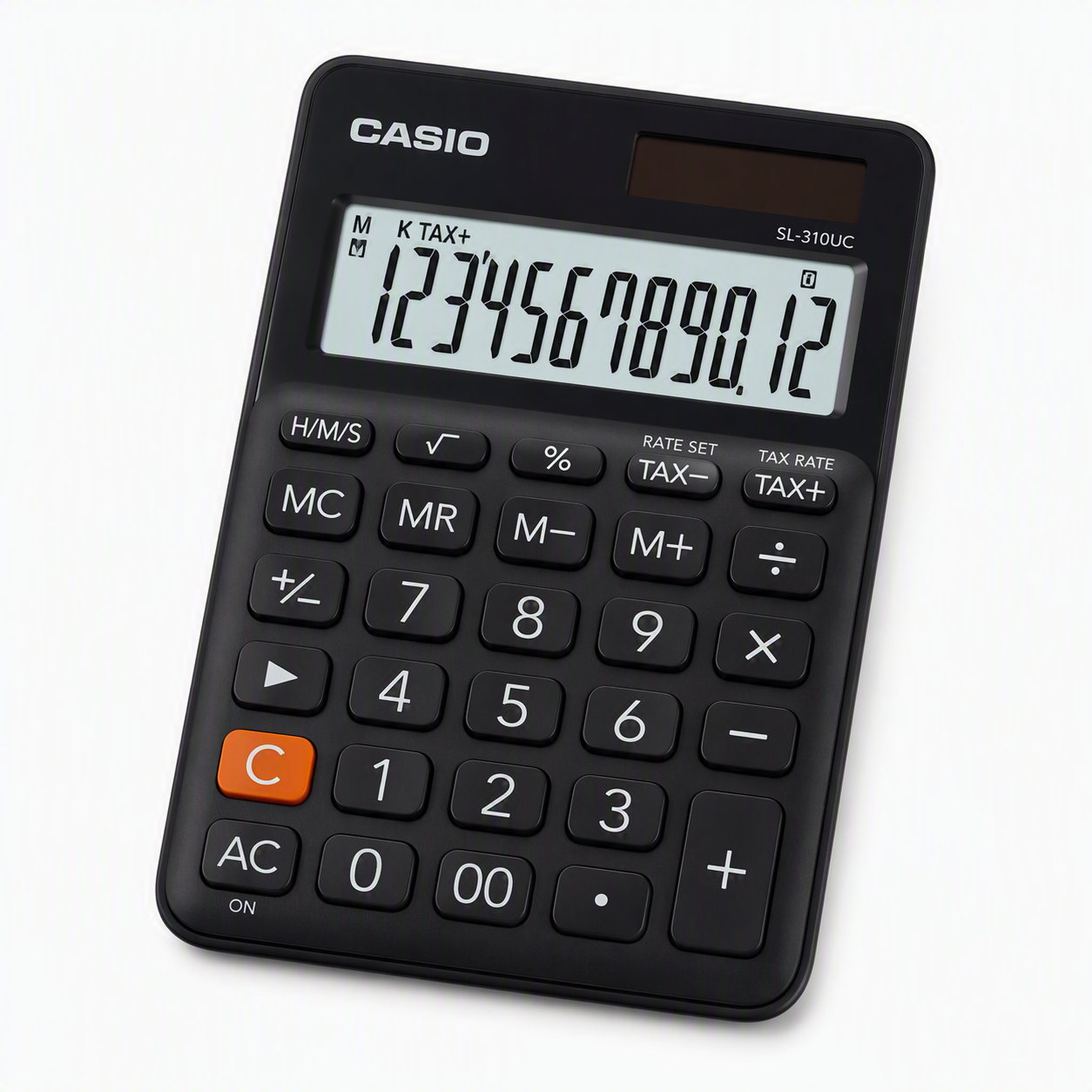 CALCULADORA DE SOBREMESA CASIO SL-310UC-BK DUAL POWER